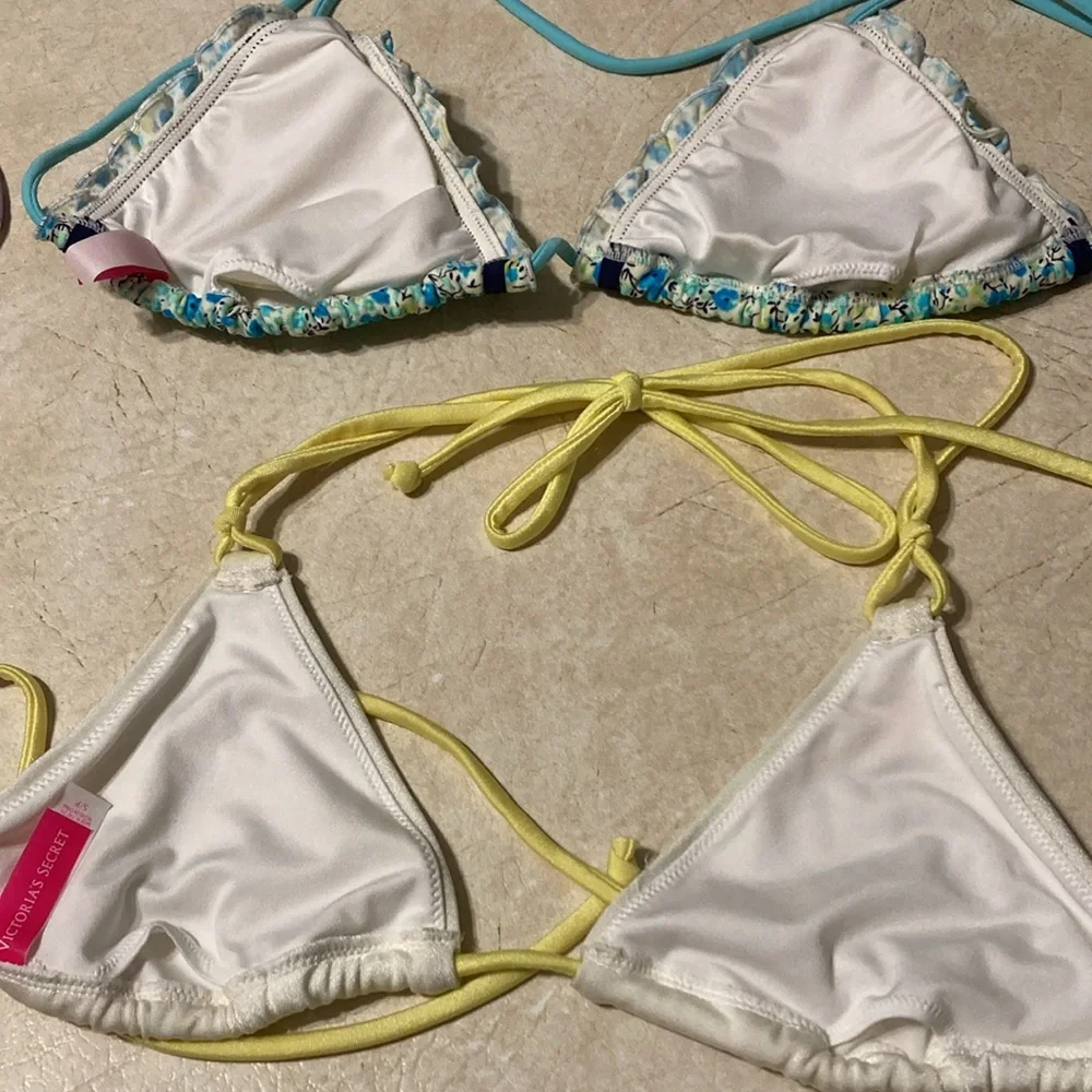 4 Victoria’s Secret string bikini tops
